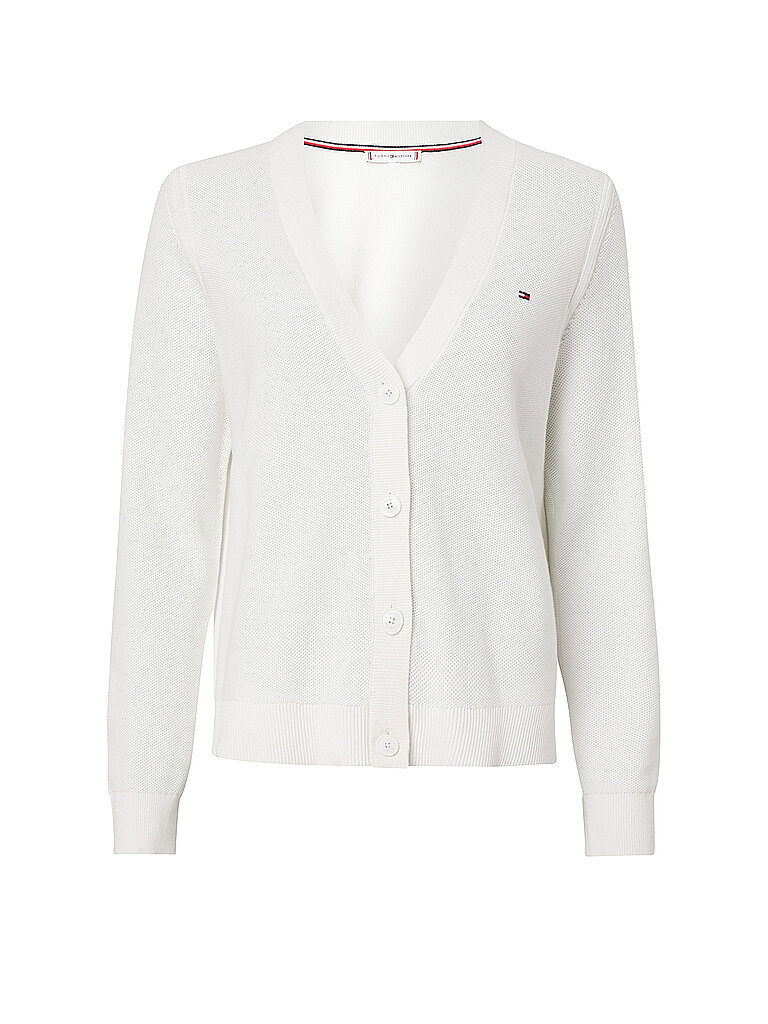TOMMY HILFIGER Cardigan  weiß | S